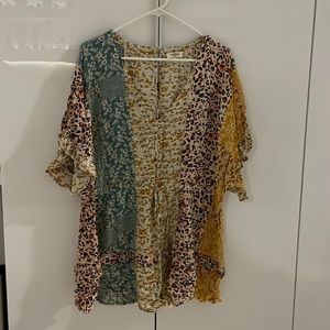 Printed Romper, umgee brand, true to size , used once